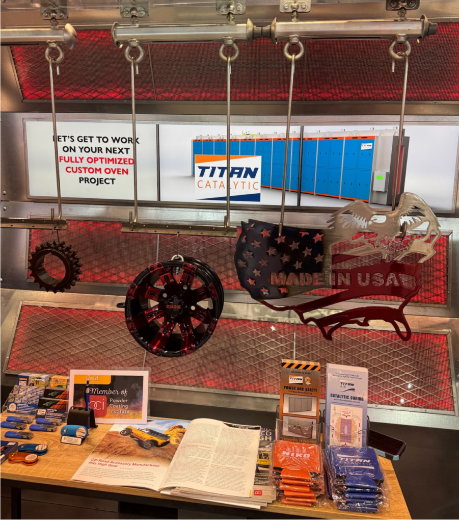 TITAN booth close up Chicago 2025